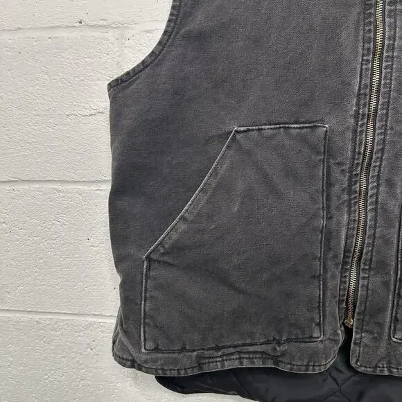 Vintage Carhartt Quilted Canvas Artic Vest “Onyx” V02 ONX - Picture 4 of 9
